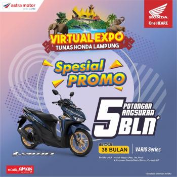 Beli Honda Vario Sekarang, Ada Potongan Angsuran 5 Bulan di Astra Motor Natar